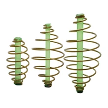 10pcs Fishing Bait Cage Spring Sinker Carp Fishing Feeder Coil Inline Method Freshwater Saltwater Feeder Fishing Tackle 3 Sizes
10pcs Fishing Bait Cage Spring Sinker Carp Fishing Feeder Coil Inline Method Freshwater Saltwater Feeder Fishing Tackle 3 Sizes