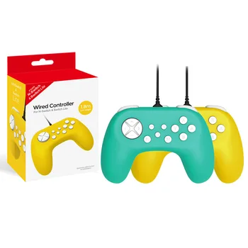 1.8M USB Cable Motor Vibration Wired Gamepad Game Pro Controller Joystick for Nintend Switch Lite and NS Switch Gaming Console
1.8M USB Cable Motor Vibration Wired Gamepad Game Pro Controller Joystick for Nintend Switch Lite and NS Switch Gaming Console