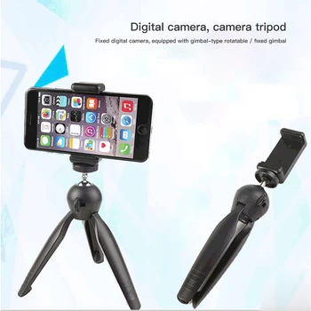 2020 Newest Mini Desktop little Phone Stand Tabletop Tripod For Vlog Mirrorless Camera Smart phone with Detachable Phone Holder
2020 Newest Mini Desktop little Phone Stand Tabletop Tripod For Vlog Mirrorless Camera Smart phone with Detachable Phone Holder