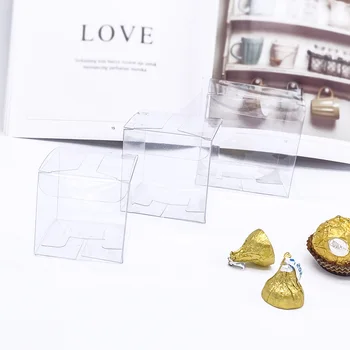 50Pcs/lot Transparent Clear Gift Candy Box Square PVC Chocolate Bags Boxes For Xmas New Year Favor Party Event caja de dulces
50Pcs/lot Transparent Clear Gift Candy Box Square PVC Chocolate Bags Boxes For Xmas New Year Favor Party Event caja de dulces