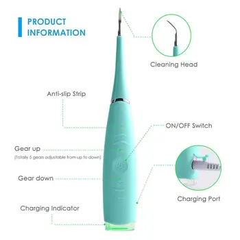 Household Dental Scaler Electric Scaler Dental Care Tool Rechargeable Dental Calculus Removal Dental Instrument Oral Hygiene
Household Dental Scaler Electric Scaler Dental Care Tool Rechargeable Dental Calculus Removal Dental Instrument Oral Hygiene