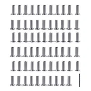 1 Set 65 Pcs Stainless Steel Protector Sleeves with Drill Bit for 3/16 Inch Cable Railing, Stainless Steel T316 Marine Grade Rus
1 Set 65 Pcs Stainless Steel Protector Sleeves with Drill Bit for 3/16 Inch Cable Railing, Stainless Steel T316 Marine Grade Rus
