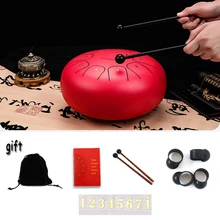 NEW Steel Tongue Drum 6 Inch 8 Tone Drum Handheld Tank Drum Percussion Instrument Yoga Meditation Beginner Music Lovers Gift
NEW Steel Tongue Drum 6 Inch 8 Tone Drum Handheld Tank Drum Percussion Instrument Yoga Meditation Beginner Music Lovers Gift