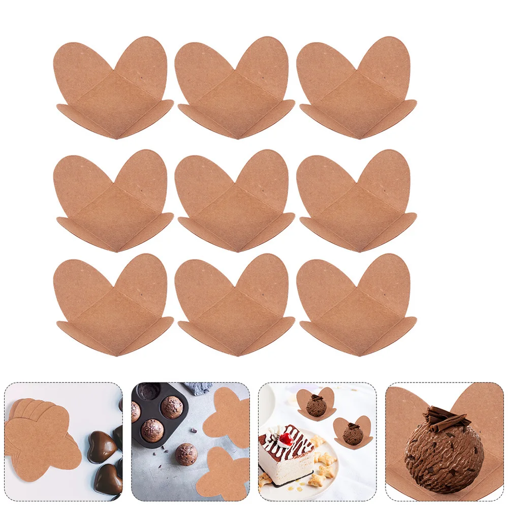 

Chocolate Truffle Paper Cups Wrappers Liners Candy Cupcake Wrapper Cup Baking Muffin Holder Mini Tray Square Liner Wrapping