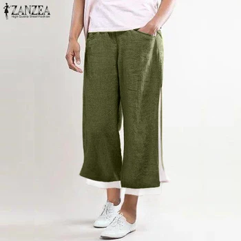 2020 ZANZEA Autumn Wide Leg Pants Women Elastic Waist Split Hem Trousers Casual Loose Harem Pants Pantalon Robe Kaftan Plus Size
2020 ZANZEA Autumn Wide Leg Pants Women Elastic Waist Split Hem Trousers Casual Loose Harem Pants Pantalon Robe Kaftan Plus Size