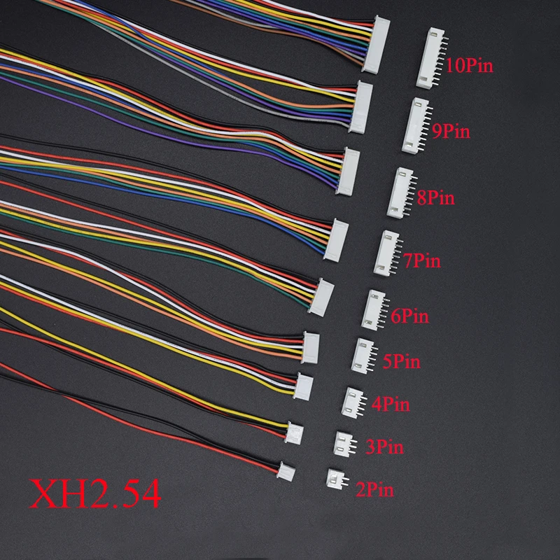 10 Sets XH2.54 XH JST Connector Wire Cable Pitch 2.54mm Terminal Wire 2/3/4/5/6/7/8/9/10P 200mm Length Wire 26AWG
10 Sets XH2.54 XH JST Connector Wire Cable Pitch 2.54mm Terminal Wire 2/3/4/5/6/7/8/9/10P 200mm Length Wire 26AWG