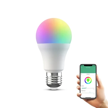 New E27 Smart Control Lamp Led RGB Light Dimmable 10W Led Lamp Colorful Changing Bulb Led Lamp White Smart Home Decor
New E27 Smart Control Lamp Led RGB Light Dimmable 10W Led Lamp Colorful Changing Bulb Led Lamp White Smart Home Decor