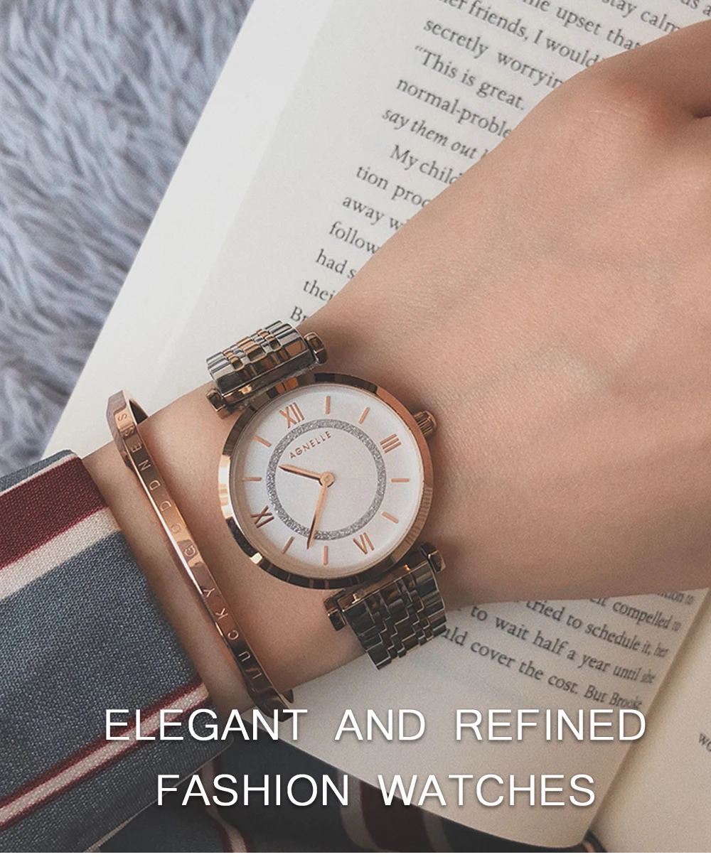 NIBOSI New Rose Gold Women Watch