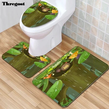 Thregost 3pcs Bath Mat Set Modern Cartoon Pattern Toilet Carpet Anti Slip Mats Washing Machine Bathroom Rugs
Thregost 3pcs Bath Mat Set Modern Cartoon Pattern Toilet Carpet Anti Slip Mats Washing Machine Bathroom Rugs