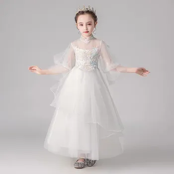 2019 New High-Grade Teens Kids Elegant Embroidery Flowers Birthday Wedding Party Princess Prom Tulle Dress Girl Host Piano Dress 
2019 New High-Grade Teens Kids Elegant Embroidery Flowers Birthday Wedding Party Princess Prom Tulle Dress Girl Host Piano Dress