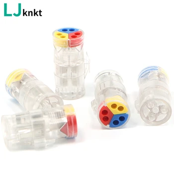 Butt Type cable LT-736 3 in 6 out Universal compact pushin mini fast terminal 0.5-2.5mm² 24a 450V hard lead electrical connector
Butt Type cable LT-736 3 in 6 out Universal compact pushin mini fast terminal 0.5-2.5mm² 24a 450V hard lead electrical connector