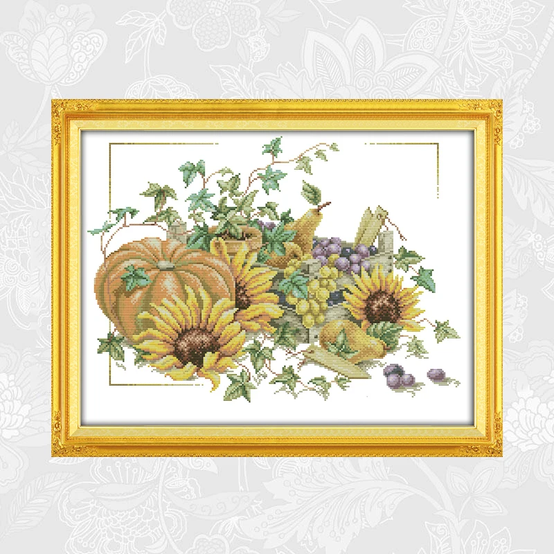 joy sunday cross stitch kits patterns bumper harvest 11CT printed fabric 14CT counted canvas dmc embroidery sets
joy sunday cross stitch kits patterns bumper harvest 11CT printed fabric 14CT counted canvas dmc embroidery sets