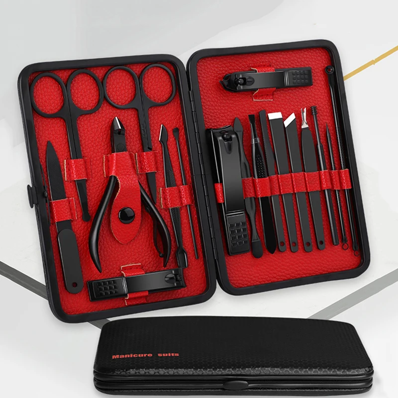 New Professional Manicure Kit Stainless Steel Nail Clipper Nail File Professional Cuticle Pusher Makeup Scissor Pedicure Set
New Professional Manicure Kit Stainless Steel Nail Clipper Nail File Professional Cuticle Pusher Makeup Scissor Pedicure Set