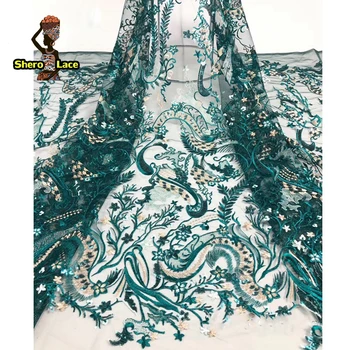 High Quality French Nigerian Sequins Net Lace 2020 African Tulle Mesh Sequence Lace Fabric For Party Dress
High Quality French Nigerian Sequins Net Lace 2020 African Tulle Mesh Sequence Lace Fabric For Party Dress
