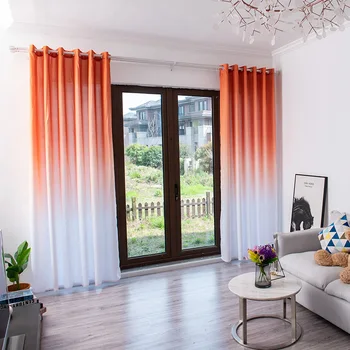 Modern Minimalist Gradient Blackout Curtains Multi-color for Balcony Bedroom Blackout Curtains Finished Curtains Screens 
Modern Minimalist Gradient Blackout Curtains Multi-color for Balcony Bedroom Blackout Curtains Finished Curtains Screens