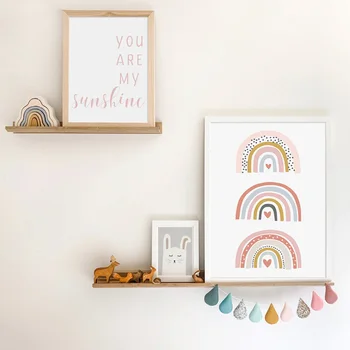 Nursery Prints Canvas Painting Cartoon Rainbow Wall Art Pictures Nordic Posters For Kids Baby Room Home Decoration
Nursery Prints Canvas Painting Cartoon Rainbow Wall Art Pictures Nordic Posters For Kids Baby Room Home Decoration