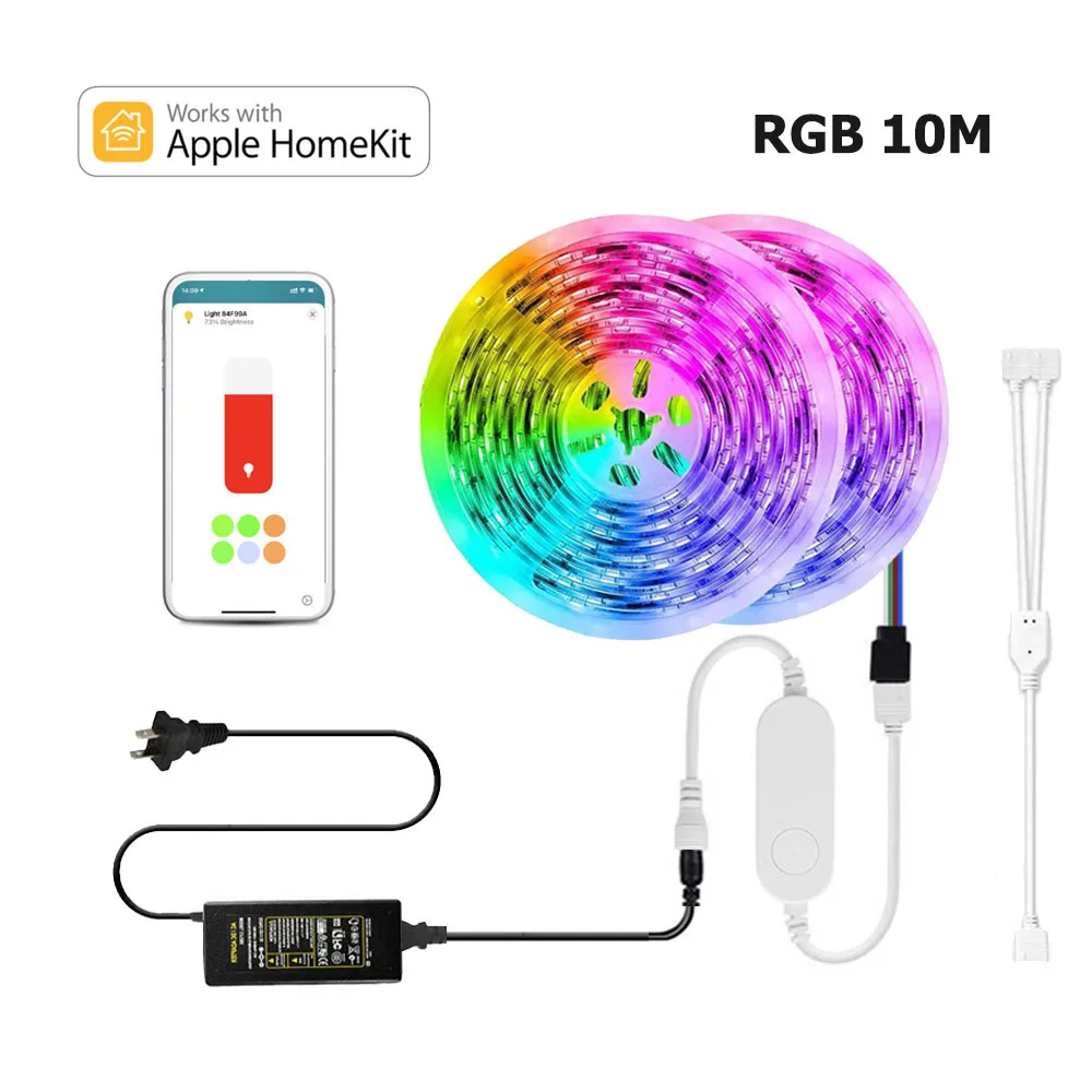 Умная Светодиодная лента с регулируемой яркостью, Wi-Fi, 5 м, 10 м, 12 В, 5050 RGB
Умная Светодиодная лента с регулируемой яркостью, Wi-Fi, 5 м, 10 м, 12 В, 5050 RGB