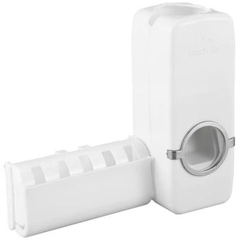 Bathroom Accessories Set Tooth Brush Holder Automatic Toothpaste Dispenser Holder Toothbrush Wall Mount Rack Bathroom Tools Set
Bathroom Accessories Set Tooth Brush Holder Automatic Toothpaste Dispenser Holder Toothbrush Wall Mount Rack Bathroom Tools Set
