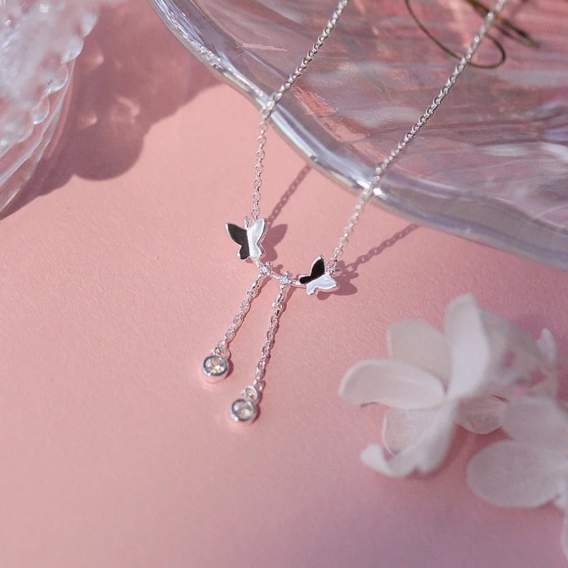 Non-mainstream Design Butterfly Tassel Necklace Women's Korean-style Cool Sweet MORI Series Students Choker Gift
Non-mainstream Design Butterfly Tassel Necklace Women's Korean-style Cool Sweet MORI Series Students Choker Gift