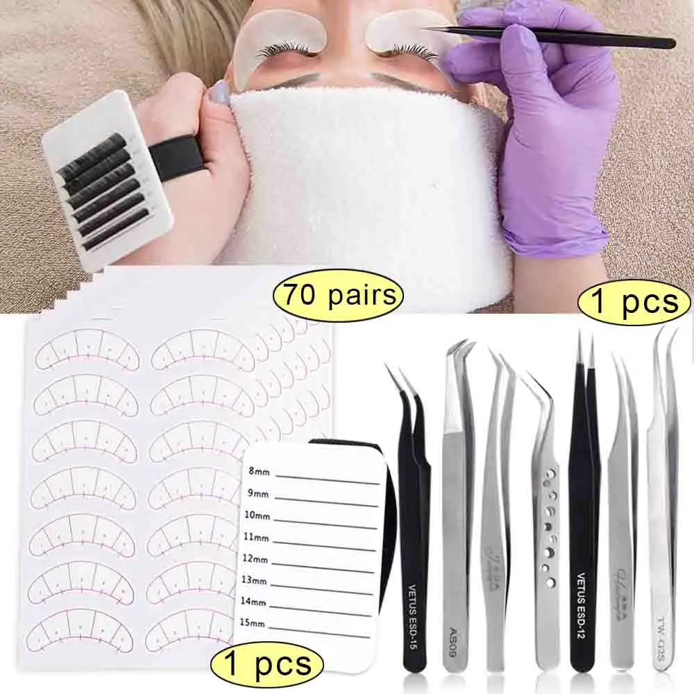 12Pcs Eyelash Extension Practice Set Exercise Kit Special Grafting Eyelash Set Beauty Salon Mannequin Eye Lashes Makeup Tool
12Pcs Eyelash Extension Practice Set Exercise Kit Special Grafting Eyelash Set Beauty Salon Mannequin Eye Lashes Makeup Tool