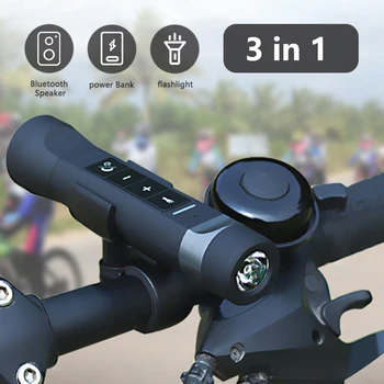 Bicycle Wireless Bluetooth Speaker Portable Outdoor Waterproof Speaker Support FM Radio Power Bank LED Bike Light Lamp For Mount
Bicycle Wireless Bluetooth Speaker Portable Outdoor Waterproof Speaker Support FM Radio Power Bank LED Bike Light Lamp For Mount