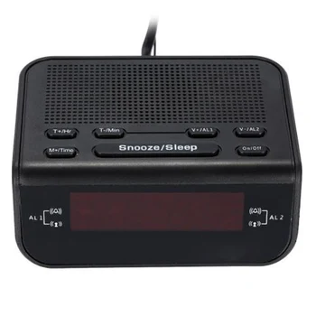 Digital Alarm Clock Radio for Bedrooms FM Radio Digits Dimmerable Red Display,Easy Snooze,Sleep Timer (EU Plug)
Digital Alarm Clock Radio for Bedrooms FM Radio Digits Dimmerable Red Display,Easy Snooze,Sleep Timer (EU Plug)