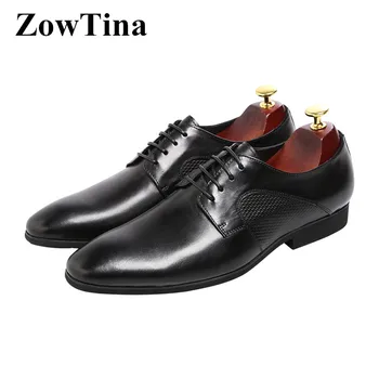 2020 New Design Men Brock Oxford Shoes Lace Up Formal Business Dress Flats Black Leather Wedding Shoes Luxury Chaussure Homme
2020 New Design Men Brock Oxford Shoes Lace Up Formal Business Dress Flats Black Leather Wedding Shoes Luxury Chaussure Homme