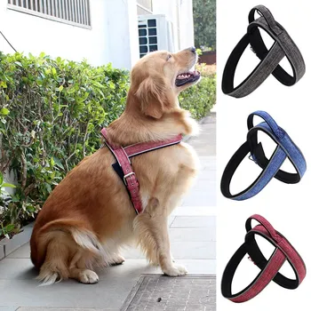 Night Reflective Pets Dog Harness Adjustable No Pull Harness Vest Easy For Medium Large Dog Walking Training Collar
Night Reflective Pets Dog Harness Adjustable No Pull Harness Vest Easy For Medium Large Dog Walking Training Collar