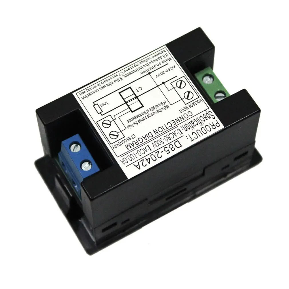 D85-2042A LCD Dual Display Voltage And Current Meter AC Current And Voltmeter Head Home Use High Accuracy
D85-2042A LCD Dual Display Voltage And Current Meter AC Current And Voltmeter Head Home Use High Accuracy
