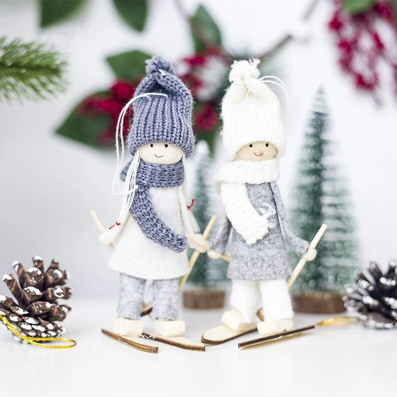 Cute Angel Doll Girl Ski Pendant Christmas Tree Decorations For Home Wooden Christmas Tree Ornaments Xmas Gift For Kids
Cute Angel Doll Girl Ski Pendant Christmas Tree Decorations For Home Wooden Christmas Tree Ornaments Xmas Gift For Kids