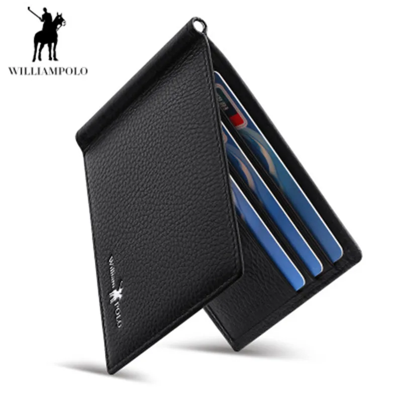 WILLIAMPOLO men's wallet money folder Real leather card holder mini card holder driver's license leather case men's thin purse
WILLIAMPOLO men's wallet money folder Real leather card holder mini card holder driver's license leather case men's thin purse