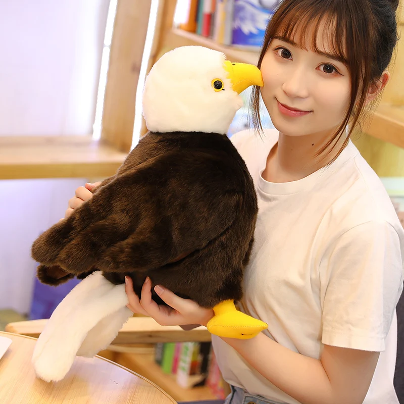 1PC 20cm Simulation Bald Eagle Bird Plush Toy Lovely Eagle Cute Stuffed & Plush Animals Kids Toys Gift For Baby Birthday
1PC 20cm Simulation Bald Eagle Bird Plush Toy Lovely Eagle Cute Stuffed & Plush Animals Kids Toys Gift For Baby Birthday