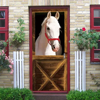 Sliding Door Wallpaper Horse DIY Self-adhesive Stickers on the Doors Waterproof Removable Poster PVC Wall Art Decals deursticker
Sliding Door Wallpaper Horse DIY Self-adhesive Stickers on the Doors Waterproof Removable Poster PVC Wall Art Decals deursticker