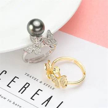 Adjustable Ring Jewelry Parts Fittings Silver Accessories Ring Settings Findings Set Base Component Pearl Ring Women Nice Gift
Adjustable Ring Jewelry Parts Fittings Silver Accessories Ring Settings Findings Set Base Component Pearl Ring Women Nice Gift