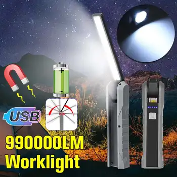 USB Rechargeable COB LED Work Light Dimmable Flashlight Magnetic Inspection Lamp with Hook Power Bank 2000mAh
USB Rechargeable COB LED Work Light Dimmable Flashlight Magnetic Inspection Lamp with Hook Power Bank 2000mAh