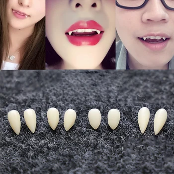 DIY Environmentally friendly resin Halloween Costume Props Party 1 Pair 4 size Dentures Props Vampire Teeth Fangs
DIY Environmentally friendly resin Halloween Costume Props Party 1 Pair 4 size Dentures Props Vampire Teeth Fangs