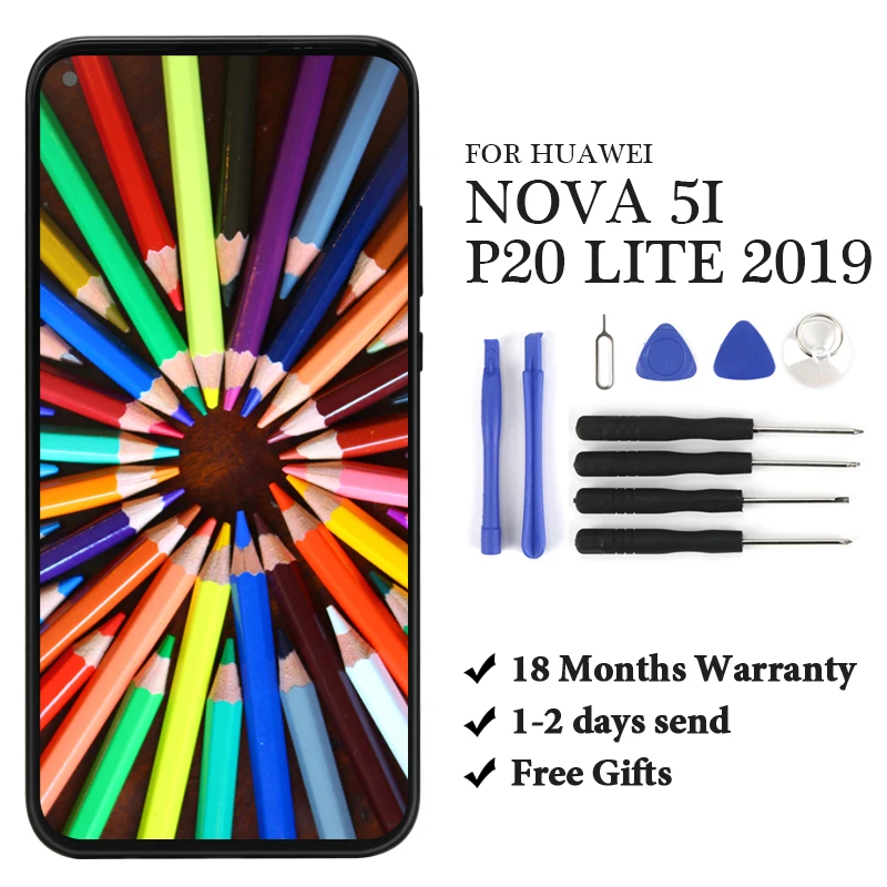 For Nova 5i P20 lite 2019 LCD Display Assembly Replacement With Touch Screen For Nova 5i P20 Lite
For Nova 5i P20 lite 2019 LCD Display Assembly Replacement With Touch Screen For Nova 5i P20 Lite