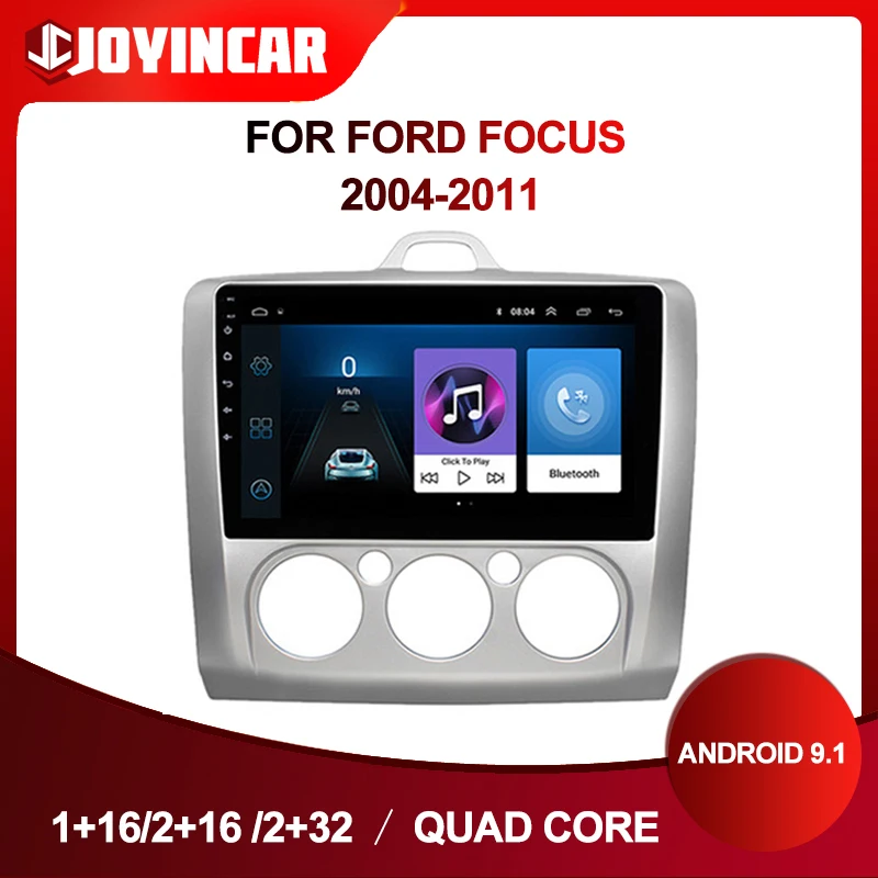 Автомагнитола 2din Android 9 1 мультимедийный плеер навигация GPS для ford focus EXI MT 2 3 Mk2 2004 2011