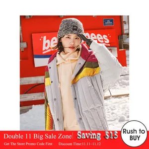 INMAN Winter New Arrival Stand Collar Windproof Contrast Color Fashion Warm Down Jacket Women Down Coat
INMAN Winter New Arrival Stand Collar Windproof Contrast Color Fashion Warm Down Jacket Women Down Coat