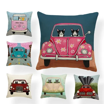 Cute Black Cat Driving Car Cushion Cases Lovely Black Car Moon Sun Cushions Decoration Home Polyester Blend 43cm Throw Pillows
Cute Black Cat Driving Car Cushion Cases Lovely Black Car Moon Sun Cushions Decoration Home Polyester Blend 43cm Throw Pillows