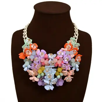 Charm Woman Crystal Flower Pendant Chain Statement Bib Chunky Choker Necklace Harajuku Pearl Initial Personalized
Charm Woman Crystal Flower Pendant Chain Statement Bib Chunky Choker Necklace Harajuku Pearl Initial Personalized