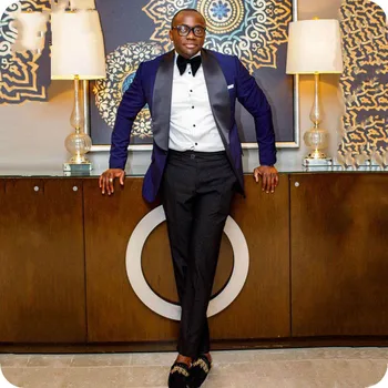 Royal Blue Groom Tuxedo Man Coat Suits Wedding Costume Homme Mariage Wide Black Shawl Lapel 2Piece(Coat+Pants)Terno Masculino
Royal Blue Groom Tuxedo Man Coat Suits Wedding Costume Homme Mariage Wide Black Shawl Lapel 2Piece(Coat+Pants)Terno Masculino