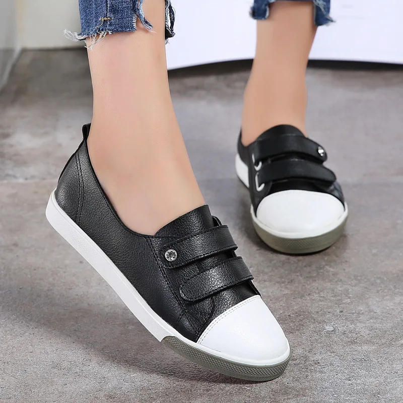 2019 Spring College Style Flat Students Casual Shoes Women's Korean-style Casual Breathable Genuine Leather White Shoes Women's
2019 Spring College Style Flat Students Casual Shoes Women's Korean-style Casual Breathable Genuine Leather White Shoes Women's