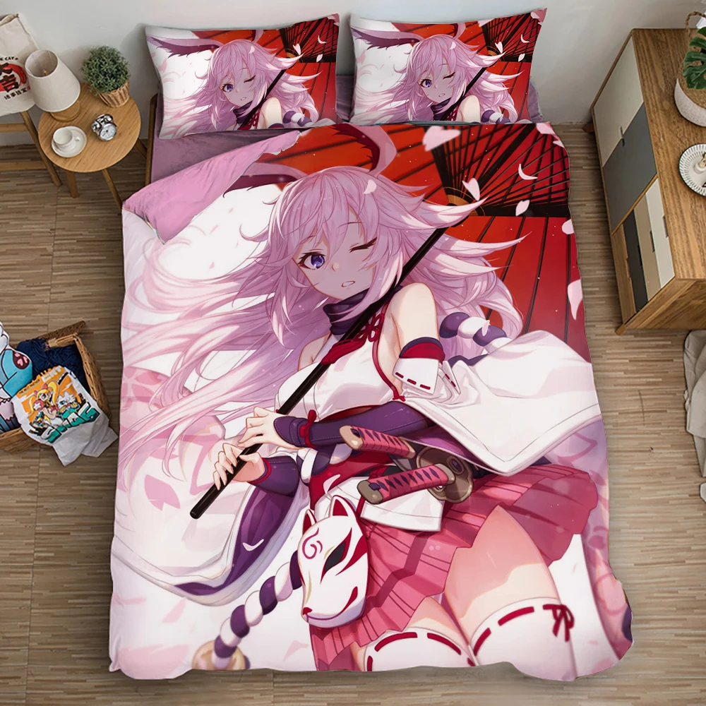 3D Yae Sakura Anime Print Bedding Set Duvet Covers Pillowcases One Piece Comforter Bedding Sets Bedclothes Bed Linen 04
3D Yae Sakura Anime Print Bedding Set Duvet Covers Pillowcases One Piece Comforter Bedding Sets Bedclothes Bed Linen 04