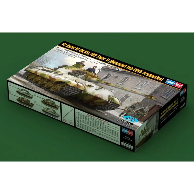 HOBBYBOSS 84532 1/35 Pz.Kpfw.VI Sd.Kfz.182 King Tiger (Henschel Feb-1945) - Scale model Kit 
HOBBYBOSS 84532 1/35 Pz.Kpfw.VI Sd.Kfz.182 King Tiger (Henschel Feb-1945) - Scale model Kit