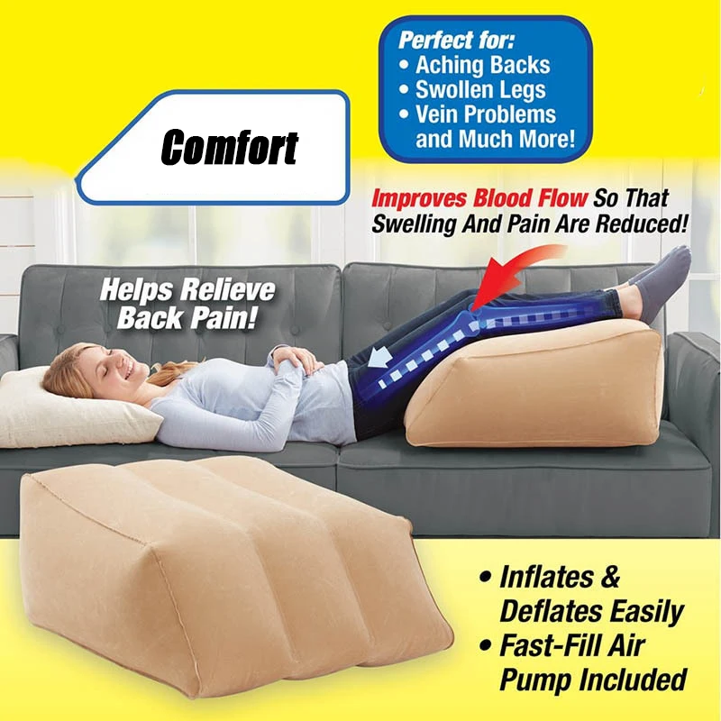 Soft Leg Relaxation Inflatable Travel Pillow Cushion Air Foot Rest Office Home Leg Up Relaxing Feet Tool Drop Shipping
Soft Leg Relaxation Inflatable Travel Pillow Cushion Air Foot Rest Office Home Leg Up Relaxing Feet Tool Drop Shipping