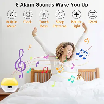 Sunrise Alarm Clock Smart Wake Up Light for Kids Simulation Sleeping Mode Night Light for Bedrooms with Snooze
Sunrise Alarm Clock Smart Wake Up Light for Kids Simulation Sleeping Mode Night Light for Bedrooms with Snooze