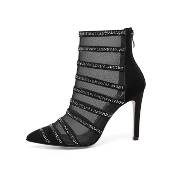 Sexy woman black lace pointed rhinestone mesh ankle boots black lace pointed toe rhinestones ankle boots woman black dress boots
Sexy woman black lace pointed rhinestone mesh ankle boots black lace pointed toe rhinestones ankle boots woman black dress boots