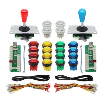 DIY Arcade Joystick Kit USB Encoder USB Control Board Illuminated Button for PS3 / PC Game
DIY Arcade Joystick Kit USB Encoder USB Control Board Illuminated Button for PS3 / PC Game