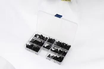 340pcs Pan Head Tapping Screws M3/M4/M3.5/M4.8 Carbon Steel Self Tapping Screw Set Assortment Kit Black Furniture Tornillos
340pcs Pan Head Tapping Screws M3/M4/M3.5/M4.8 Carbon Steel Self Tapping Screw Set Assortment Kit Black Furniture Tornillos